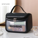 Matte black translucent soft plastic pencil case front view – Translucent Soft Plastic Pencil Case | Sogaïa