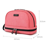 2 Compartment Toiletry Bag