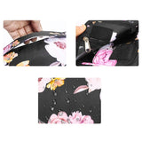 Trousse de toilette à suspendre fleurie ouverte – Trousse de Toilette à Suspendre Fleurie | Sogaïa