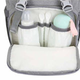 Sac à langer avec compartiment bleu vue de face – Sac à Langer avec Compartiment | Sogaïa