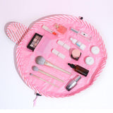 Trousse de maquillage quick makeup kaki vue de face – Trousse de Maquillage Quick Makeup | Sogaïa