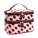 Trousse de toilette femme plusieurs compartiments détail intérieur – Trousse de Toilette pour Femme avec Plusieurs Compartiments | Sogaïa