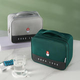 Trousse de secours vide verte et grise vue de face – Trousse de Secours Vide | Sogaïa