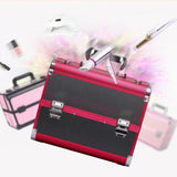 Schwarzes Make-up-Etui, Vorderansicht – Make-up-Etui | Sogaïa