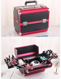 Grauer Make-up-Koffer, Vorderansicht – Make-up-Koffer | Sogaïa