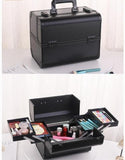 Orangefarbener Make-up-Koffer, Vorderansicht – Make-up-Koffer | Sogaïa