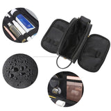 Trousse de toilette complète pour homme gris vue de face – Trousse de Toilette Complète pour Homme | Sogaïa