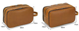 Neceser Sogaïa™ de piel con doble compartimento