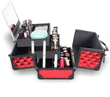 Empty pink makeup case front view – Empty Makeup Case | Sogaïa