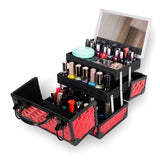 Empty black makeup case front view – Empty Makeup Case | Sogaïa