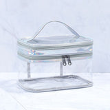 Trousse transparente femme rose vue de face – Trousse Transparente pour Femme | Sogaïa