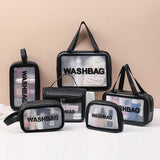 Trousse de toilette plastique noir vue de face – Trousse de Toilette Plastique | Sogaïa