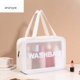 Trousse de toilette plastique bleu vue de face – Trousse de Toilette Plastique | Sogaïa