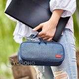 Trousse de Maquillage Compartiment Bleu