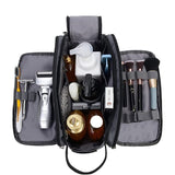 Trousse de toilette homme double compartiment ouverte – Trousse de Toilette Homme Double Compartiment | Sogaïa
