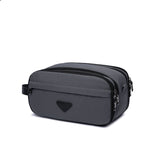 Trousse de toilette homme double compartiment vue de profil – Trousse de Toilette Homme Double Compartiment | Sogaïa