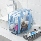 Dimensões de bolsa de toalete transparente grande - Bolsa de toalete grande transparente | Sogaia
