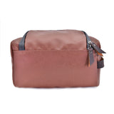 Trousse de toilette homme simili cuir gris vue de face – Trousse de Toilette Homme Simili Cuir Wohlbebe™ | Sogaïa