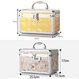 Vanity case rigide avec code rouge vue de face – Vanity Case Rigide avec Code | Sogaïa