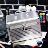Vanity case rigide avec code bleu vue de face – Vanity Case Rigide avec Code | Sogaïa