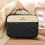 Vanity valise violet vue de face – Vanity Valise KreyKrey™ | Sogaïa
