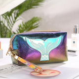 Trousse de maquillage sirène violet vue de face – Trousse de Maquillage Sirène | Sogaïa
