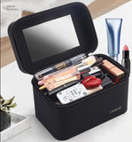 Vanity maquillage rigide grand miroir vue de profil – Vanity Maquillage Rigide Grand Miroir Caseley™ | Sogaïa