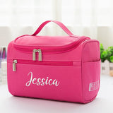 Personalisierbare rosa Kulturtasche