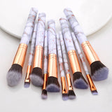 Pinceaux de Maquillage Couleur Marbre