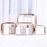 Transparentes Make-up-Taschen-Set 3-teilig – Transparente Make-up-Tasche | Sogaïa