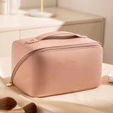 Trousse Maquillage Double Compartiment Rose