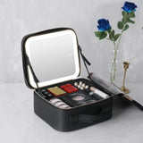 Petite mallette de maquillage noir avec miroir – Petite Mallette de Maquillage Nice Land™ | Sogaïa