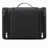 Trousse de toilette à suspendre triple compartiment détail fermeture – Trousse de Toilette à Suspendre Triple Compartiment Tuowang™ | Sogaïa
