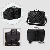 Trousse de maquillage professionnel noir vue de face – Trousse de Maquillage Professionnel | Sogaïa