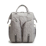 Sac à dos à langer isotherme bleu vue de face – Sac à Dos à Langer Isotherme Sogaïa™ | Sogaïa