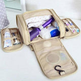 Grande trousse de toilette avec compartiment vue de profil – Grande Trousse de Toilette avec Compartiment | Sogaïa