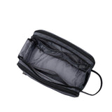 Trousse de toilette homme double compartiment gris vue de face – Trousse de Toilette Homme Double Compartiment | Sogaïa