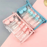Trousse de toilette transparente avion vue de face – Trousse de Toilette Transparente pour Avion | Sogaïa