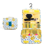Trousse de toilette suspendue pour femme orange vue de face – Trousse de Toilette Suspendue pour Femme Travel™ | Sogaïa