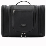 Trousse de toilette à suspendre triple compartiment marine vue de face – Trousse de Toilette à Suspendre Triple Compartiment Tuowang™ | Sogaïa