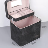 Vanity trousse de toilette rigide vue de profil – Vanity Trousse de Toilette Rigide Kaxi™ | Sogaïa