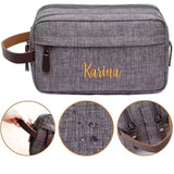Trousse de toilette homme personnalisée 2 compartiments lifestyle – Trousse de Toilette Homme Personnalisée à 2 Compartiments | Sogaïa